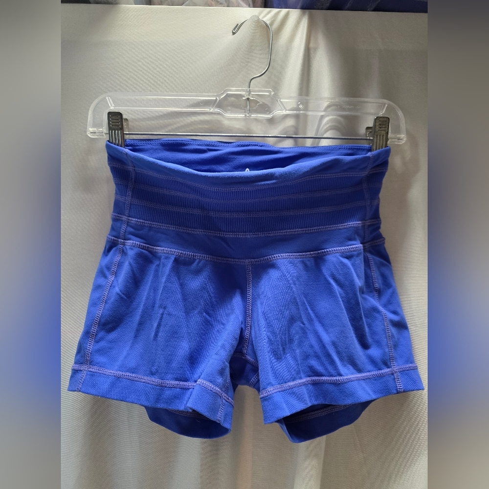 prAna Blue Athletic Shorts Lightweight Design